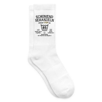 85. Geburtstag Schonend Behandeln 85 VIP ist 85 - Tennissocken - Weiß - Rechts