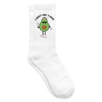 Sassy Avocado with Bandana - Tennis socks - white - Right