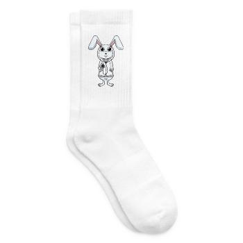 Hase Doktor Arzt Krankenschwester Tierarzt - Tennissocken - Weiß - Rechts