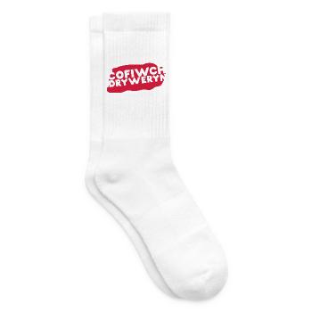 Cofiwch Dryweryn - Tennissocken - Weiß - Rechts