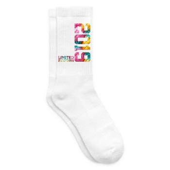 7TH BIRTHDAY LIMITED EDITION 2019 - Tennis socks - white - Right