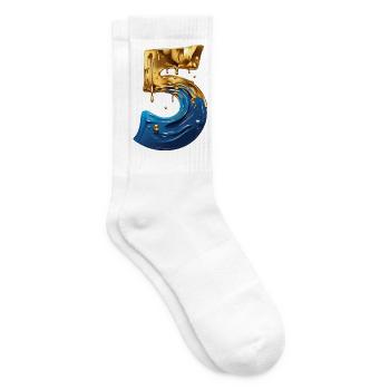 NON. 5 NUMÉRO 5 COOL 5E ANNIVERSAIRE - Chaussettes de tennis - blanc - Droite