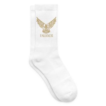 Falkner Falke Adler Greifvogel Falknerei Geschenk - Tennissocken - Weiß - Rechts
