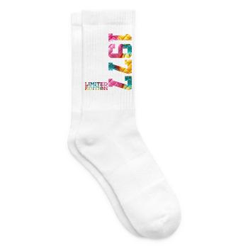 49TH BIRTHDAY LIMITED EDITION 1977 - Tennis socks - white - Right