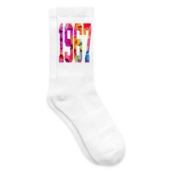 BUNT 59E ANNIVERSAIRE 1967 - Chaussettes de tennis - blanc - Droite