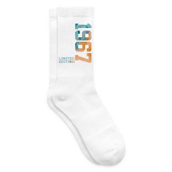 59. GEBURTSTAG LIMITED EDITION 1967 - Tennissocken - Weiß - Rechts