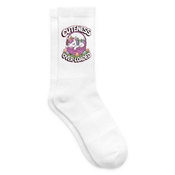 Cuteness Over-Loaded - Tennis socks - white - Right