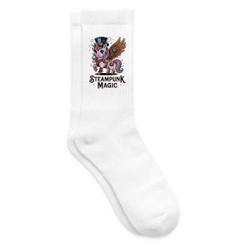 Steampunk Magic - Tennis socks - white - Right