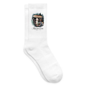 Mushroom Master - Tennis socks - white - Right
