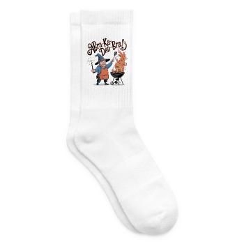 AbraKa-Dad-Bra! - Tennis socks - white - Right