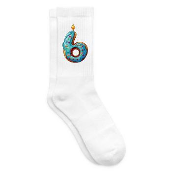 GÂTEAU NUMÉRO 6 SWEET 6E ANNIVERSAIRE - Chaussettes de tennis - blanc - Droite
