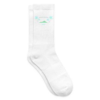 Bora Bora Island Idyll Logo - Tennis socks - white - Right
