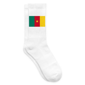 Kamerun - Tennissocken - Weiß - Rechts
