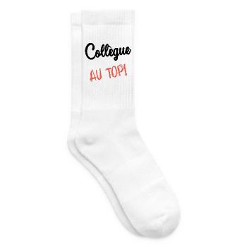 COLLEAGUE. START. EMPLOYMENT. HUMOR. MANAGER. CHIEF - Tennis socks - white - Right