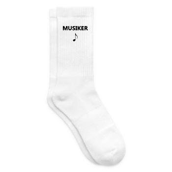 Musiker | Musik | Musiknote - Tennissocken - Weiß - Rechts