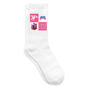 Dragon Game Fantasy - Tennis socks - white - Right