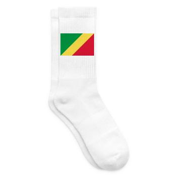 Demokratische Republik Kongo - Tennissocken - Weiß - Rechts