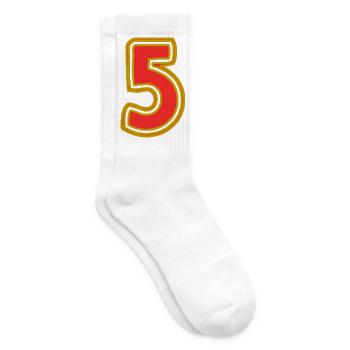 5. 5 YEARS. 5th ANNIVERSARY. 5 YEAR ANNIVERSARY - Tennis socks - white - Right