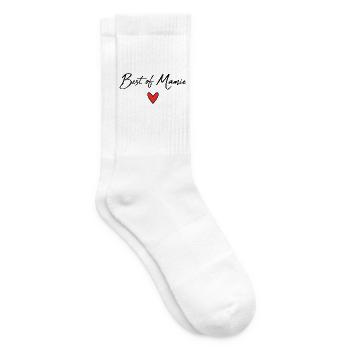 OMA. MUTTERTAG. ALLES GUTE ZUM GEBURTSTAG OMA. ICH LIEBE DICH - Tennissocken - Weiß - Rechts