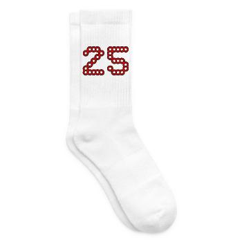 ANNIVERSARY. HAPPY BIRTHDAY. HAPPY BIRTHDAY. - Tennis socks - white - Right