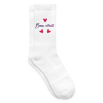 RETIREMENT. RETIREMENT. RETIRED. RETIREMENT - Tennis socks - white - Right