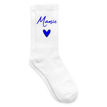 OMA. MUTTERTAG. ALLES GUTE ZUM GEBURTSTAG OMA. ICH LIEBE DICH - Tennissocken - Weiß - Rechts