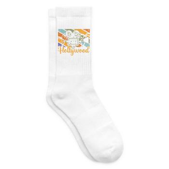 Hollywood Camera Vintage - Tennissocken - Weiß - Rechts