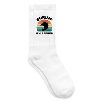 Shrimp Whisperer - Angelliebhaber - Tennissocken - Weiß - Rechts