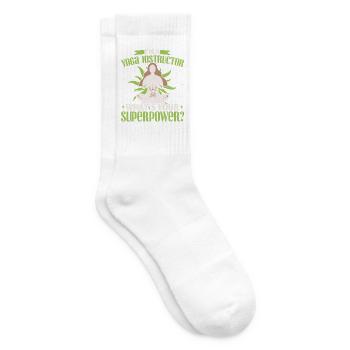 Yoga Mädchen sind verdreht Meditation Fitness Übun - Tennissocken - Weiß - Rechts