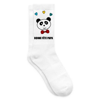 - GUTE PARTY, DAD. - DAD. VATERTAG. Frohe Party - Tennissocken - Weiß - Rechts