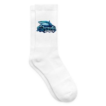 Shark Attack – Der ultimative Raubfisch - Tennissocken - Weiß - Rechts