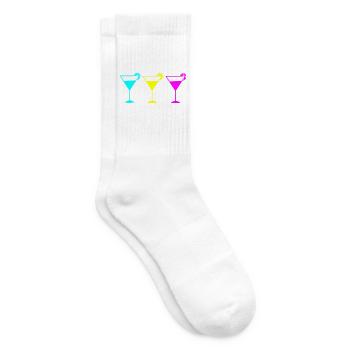 Cocktail Sommer Strand Urlaub - Tennissocken - Weiß - Rechts