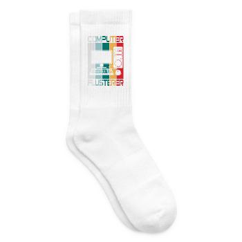 Computer Flüsterer - Tennissocken - Weiß - Rechts