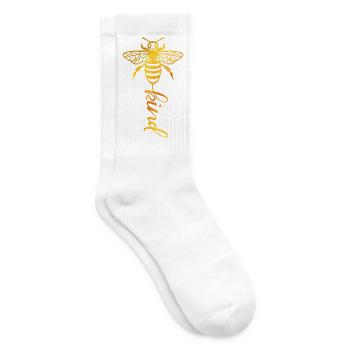 Bienenflüsterer - Biene - Imker- Bee Kind - Tennissocken - Weiß - Rechts