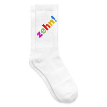 ZEHN 10 JAHRE 10. GEBURTSTAG - Tennissocken - Weiß - Rechts