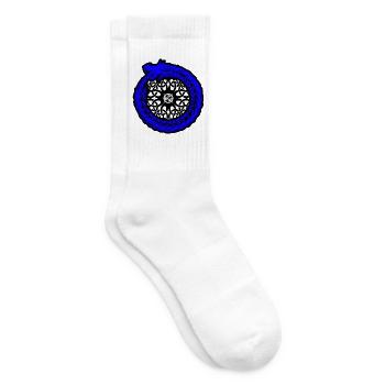 Ouroboros Schlange Keltischer Knoten - Tennissocken - Weiß - Rechts