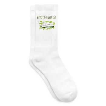 Tank Lover Panzerfahrer Panzer Spruch Lustig - Tennissocken - Weiß - Rechts