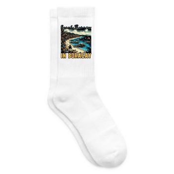 Boracay Philippinen Sommerurlaub Boaracay Beach - Tennissocken - Weiß - Rechts