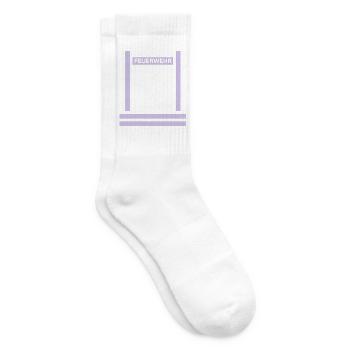 Feuerwehr Reflex Rücken - Tennissocken - Weiß - Rechts
