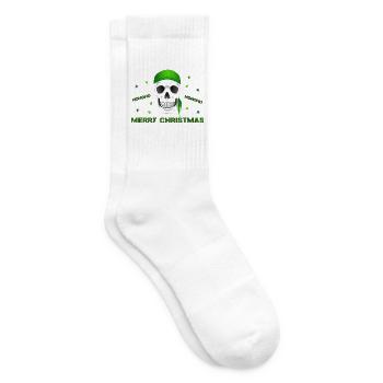 Merry Christmas - Tennissocken - Weiß - Rechts