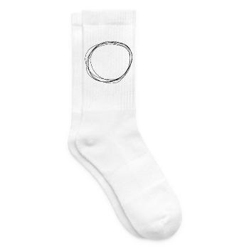 Circle - Tennissocken - Weiß - Rechts
