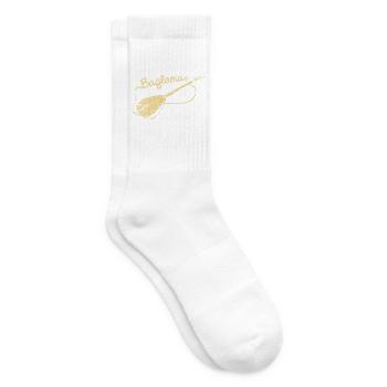 Begeisterter Baglama Volksmusiker - Tennissocken - Weiß - Rechts