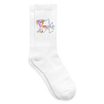 Akribischer Pathologe Mikroskop - Tennissocken - Weiß - Rechts