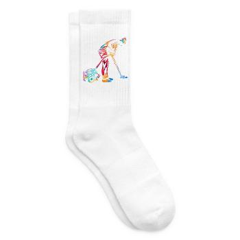 Fleißige Haushälterin Putzprofi - Tennissocken - Weiß - Rechts