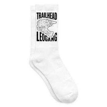 Mountainbike T-Shirt Trailhead Leogang - Tennissocken - Weiß - Rechts