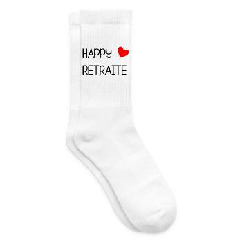 - RUHESTAND. GUTER RUHESTAND. FROHER RUHESTAND - Tennissocken - Weiß - Rechts