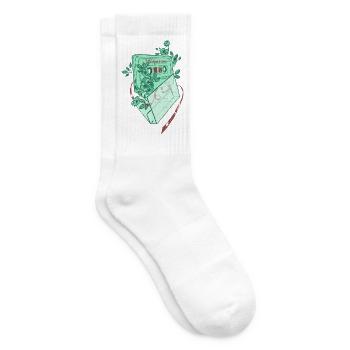 Oldschool Tape - Tennissocken - Weiß - Rechts