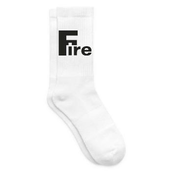 Fire voll - Tennissocken - Weiß - Rechts