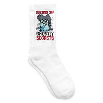 Abstauben geisterhafter Geheimnisse Hausmeister Ha - Tennissocken - Weiß - Rechts