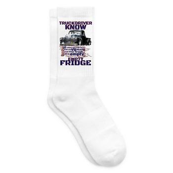 V8 Pickup Kühlschrank Humor - Tennissocken - Weiß - Rechts